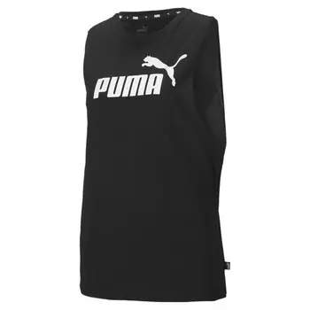 Майка женская Puma ESS Cut Off Logo Tank (M; 44-46; black (черный); 58686401-M)