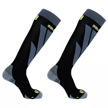 Носки SALOMON S/ACCESS 2-PACK (M; black (черный); LC1449000-BBCY-M)