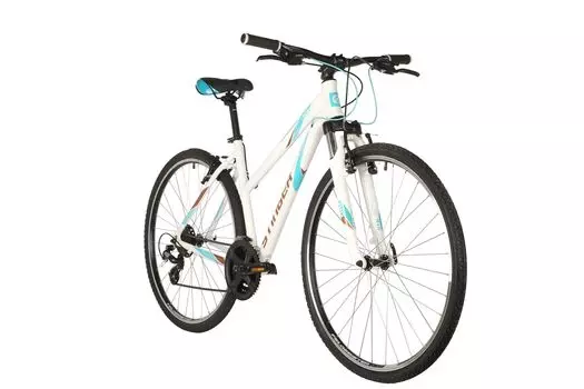 STINGER LIBERTY STD 700C Велосипед городской гибридный, белый, 48см