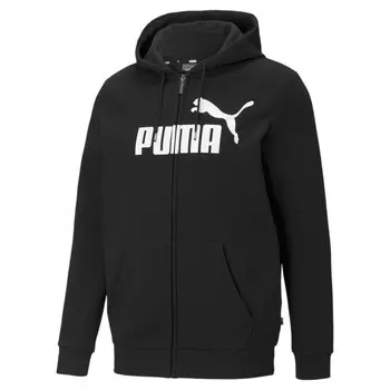 Толстовка мужская Puma ESS Big Logo FZ Hoodie FL (M; 46-48; black (черный); 58669801-M)