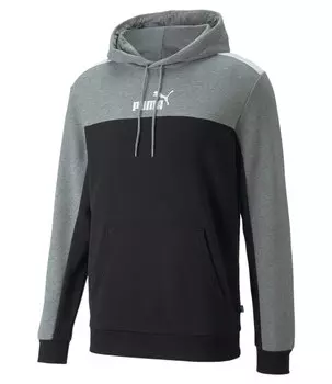 Толстовка мужская Puma ESS+ Block Hoodie TR (M; 46-48; black (черный); 84742801-M)
