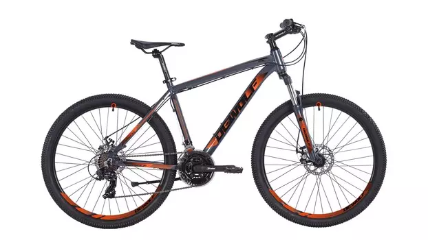 Велосипед Dewolf Ridly 30 (темно-серый металлик/оранжевый/черный, 16, DWF2126060016)