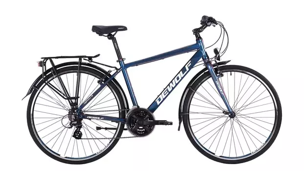 Велосипед Dewolf Asphalt 10 (темно-синий/белый/серый, 18, DWF2170010018)