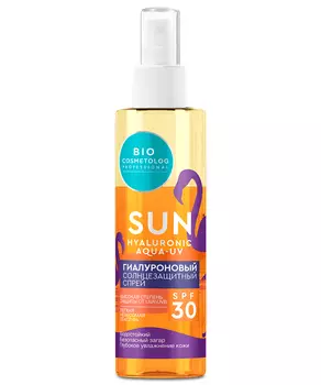 Гиалуроновый солнцезащитный спрей SPF 30 серии Bio Cosmetolog Professional