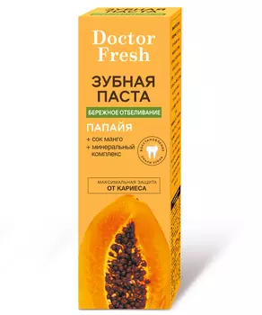 Зубная паста Бережное отбеливание серии Doctor Fresh
