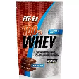 100% Whey, вкус шоколад, 900 гр, Fit-Rx
