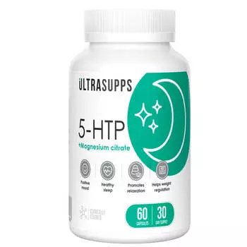 5-НТР, 60 капсул, Ultrasupps