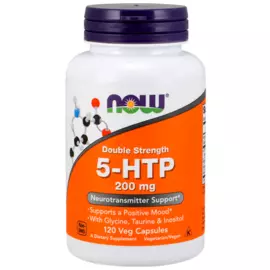 5-НТР (L-5-гидрокситриптофан), 200 мг, 120 капсул, NOW