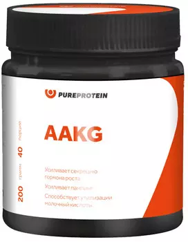 AAKG, лимон, 200 гр, PureProtein