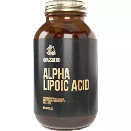 Альфа-липоевая Кислота, 60 мг, 60 капсул, GRASSBERG