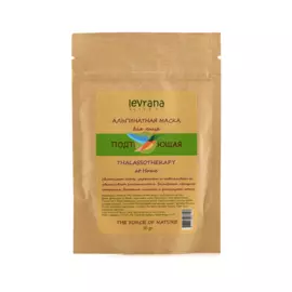 Альгинатная маска для лица, подтягивающая, 30 гр, Levrana