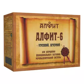 Алфит-6 Почечный, 120 г (60 брикетов по 2 г), Алфит