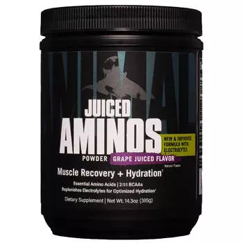 Аминокислотный комплекс Animal Juiced Aminos, виноград, 385г, Universal Nutrition