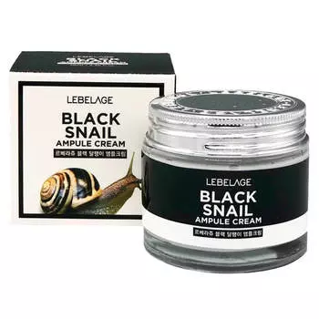 Ампульный крем с муцином чёрной улитки, 70 мл, Lebelage