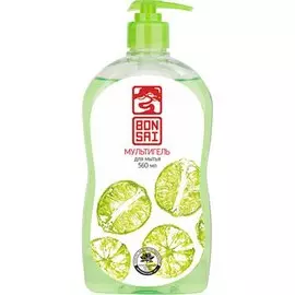 Антибактериальный высокоэкономичный мультигель с ароматом свежего лайма, 560 мл, BONSAI