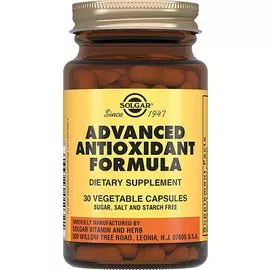 Антиоксидантная формула, 30 капсул, Solgar
