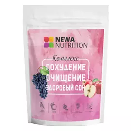 Антиоксидантный комплекс для похудения, очищения и укрепления организма с льняной, яблочной клетчаткой, мелиссой и экстрактом виноградных косточек, 180 г, Newa Nutrition