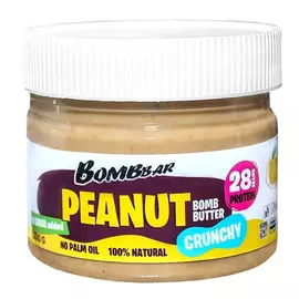 Арахисовая паста натуральная хрустящая "BOMBBAR" 300г