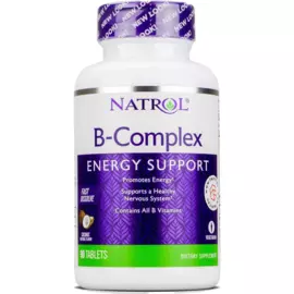 B-комплекс витаминов группы B, 90 быстрорастворимых таблеток, Natrol