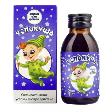 Бальзам "Цветы жизни" "УСПОКУША", 100 мл, Алфит Плюс