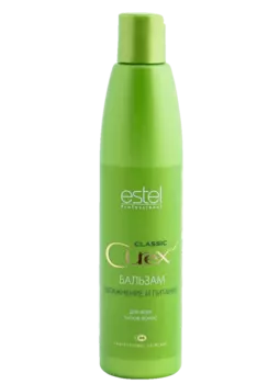 Бальзам «Увлажнение и питание» для всех типов волос, 250 мл, ESTEL CUREX CLASSIC