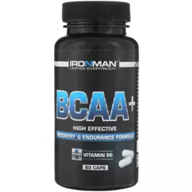 BCAA+, 60 капсул, IRONMAN