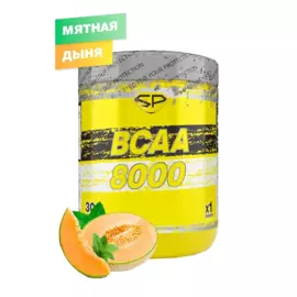 BCAA 8000 (ВСАА 2-1-1), вкус Мятная дыня, 300 г, SteelPower