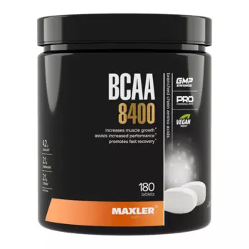 BCAA 8400, 180 таблеток, MAXLER