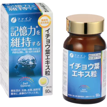 Биологически активная добавка гинкго билоба, 90 таблеток, FINE