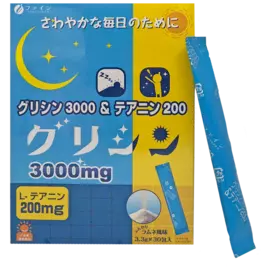 Глицин и теанин от стресса для сна, 30 стиков, FINE