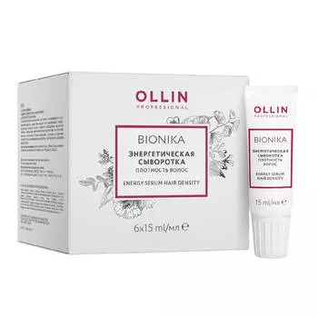 BIONIKA Энергетическая сыворотка "Плотность волос" 6х15мл, OLLIN