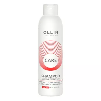 Care Шампунь, сохраняющий цвет и блеск окрашенных волос, 250 мл, OLLIN