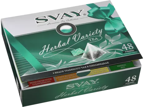 Чай Herbal Variety, 48 пирамидок, Svay