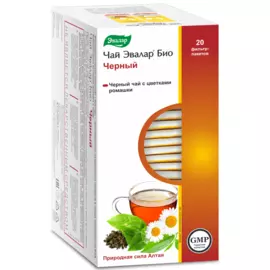 Чай Эвалар БИО Черный, 20 фильтр-пакетов, Эвалар