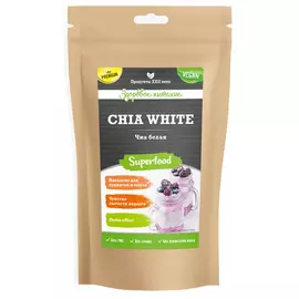 Чиа белая, семена, 100 гр, Продукты XXII века