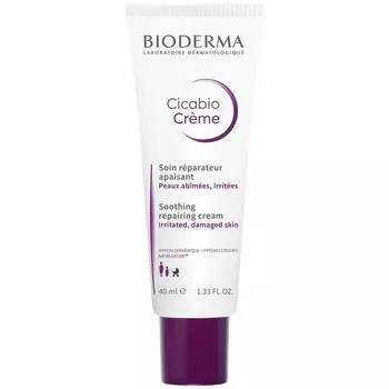 Cicabio Крем Восстанавливающий и заживляющий для всей семьи, 40 мл, Bioderma