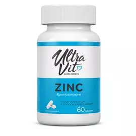 Цинк, 60 капсул, Ultravit