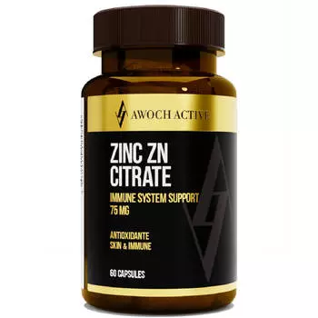Цинка Цитрат, 60 капсул, AWOCHACTIVE