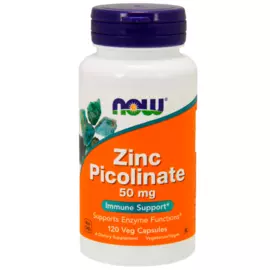 Цинка пиколинат, 50 мг, 120 капсул, NOW