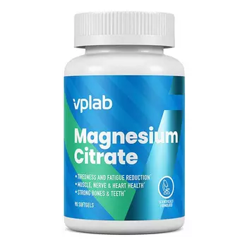 Цитрат магния, 90 капсул, VPLab