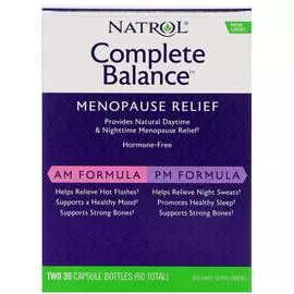 Complete Balance for menopause, AP/PM, 60 капсул, Natrol