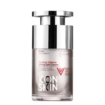 CONTOUR INTENSE Омолаживающий лифтинг-крем для глаз с пептидами и фитостволовыми клетками,15 мл, Icon Skin