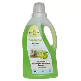 Cредство для ламината без хлора «Зеленый лайм», 1000 мл, Molecola