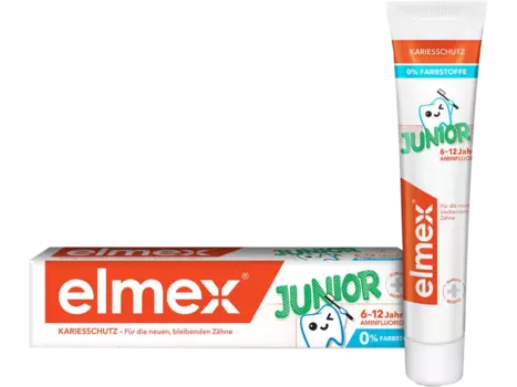 Детская зубная паста Junior от 6 до 12 лет, 75 мл, Elmex