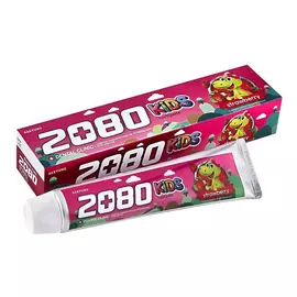 Детская зубная паста Клубника, 2+, 80 г, DC 2080