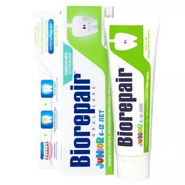 Детская зубная паста, со вкусом сладкой мяты, от 6 до 12 лет, 75 мл, Biorepair