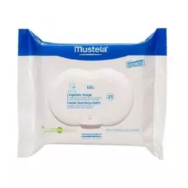 Детские очищающие салфетки для лица, 25 шт, Mustela