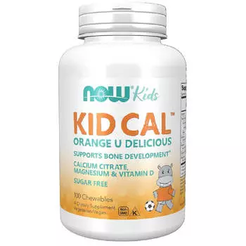 Детский Кальций, 100 таблеток, NOW