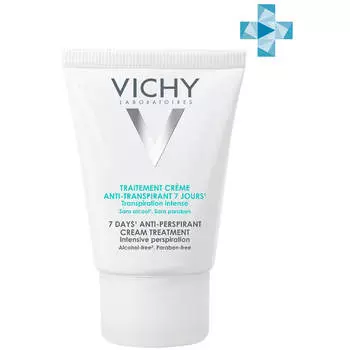 Дезодорант-Крем 7дней Регулирующий избыточное потоотделение, 30 мл, VICHY