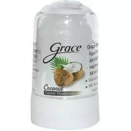 Натуральный дезодорант кристаллический Coconut, 70 г, Grace